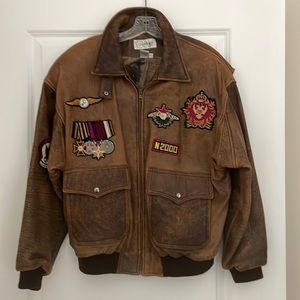 Cedars Men’s Aviator/Bomber Jacket Medium